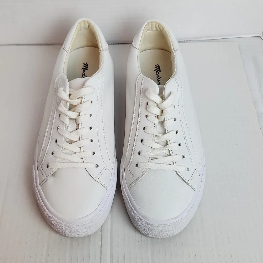Madewell Sidewalk Low Top Sneakers White - Picture 2 of 12